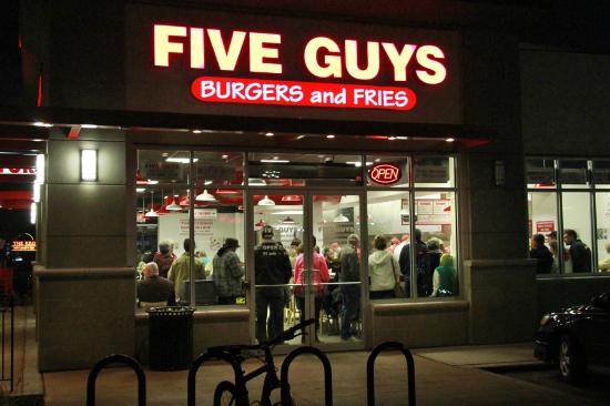 Five Guys Hours Of Operations